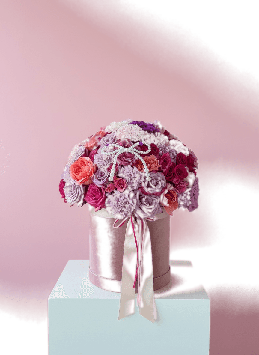 Pink Sugar Hat Box — composed by Taylor Breshears Studio