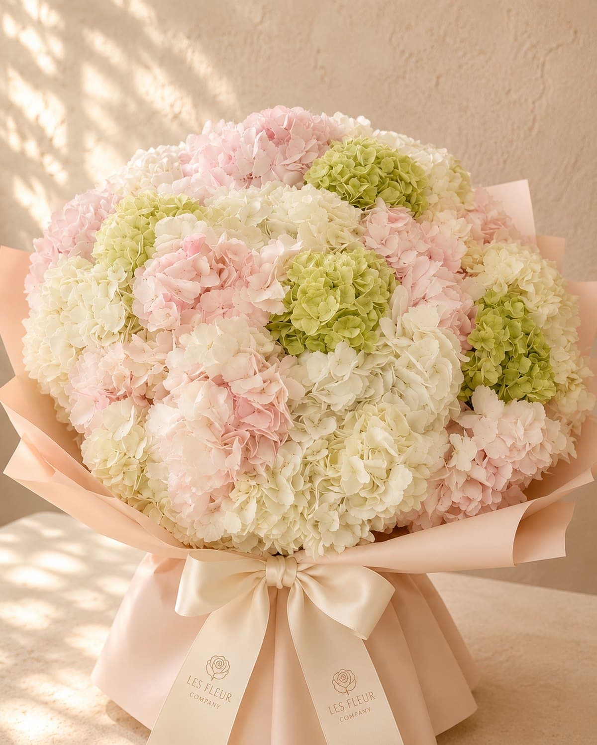 Blush Bloom Bouquet — composed by Les Fleur Company
